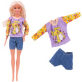 Load image into Gallery viewer, Barbies Doll Clothes Doll Dress Fashion Outfit Shirt Casual Wear Skirt
