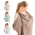 Load image into Gallery viewer, Cotton Mother Cape Blanket Nursing Apron Carseat Stoller Cover
