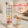 Load image into Gallery viewer, Baby Wooden Rain Sound Pipe Simulation Rain Sound Wooden Toy Gift
