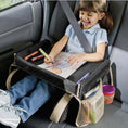 Load image into Gallery viewer, Dining Car Table for Kids Baby Kids Car Tray Plates Portable
