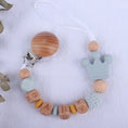 Load image into Gallery viewer, INS Personalized Name Baby Pacifier Clips Crown Teethers Dummy Nipple
