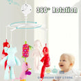 Load image into Gallery viewer, Baby Crib Mobile Bed Bell Rattle Holder 0-12 Months 360° Rotary
