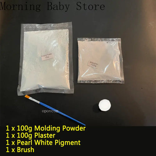 DIY Hand Foot Print Mold for Baby Souvenir Baby Plaster Mold Hand Foot