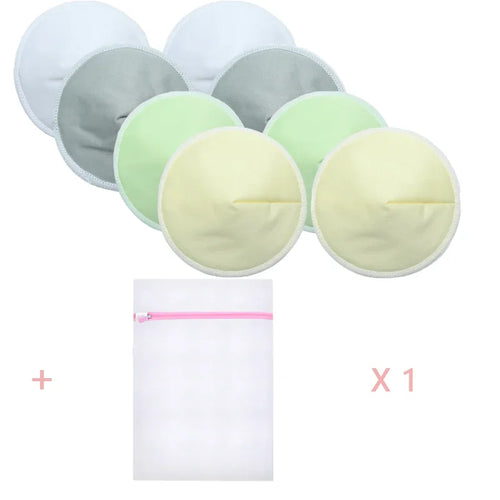 4 Pairs High Quality Reusable Nursing Pads Pregnant Women Skin