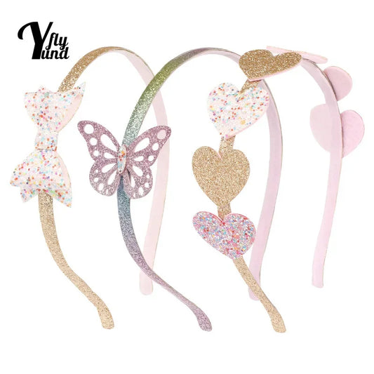 1PCS Girls Toddler Headband Sparkly Cute Kids Glitter Hair Bands for