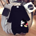 Load image into Gallery viewer, Disney Mickey Mouse T-shirt Summer Cartoon Mid-length Short-sleeved
