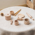 Load image into Gallery viewer, Montessori Sensory Enlighten Puzzle Toys Set Simulated Kitchen Tea Set
