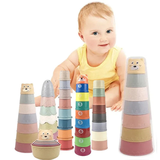 Baby Stacking Cup Toys Baby Early Educational Toy Nesting Cup Toy Baby