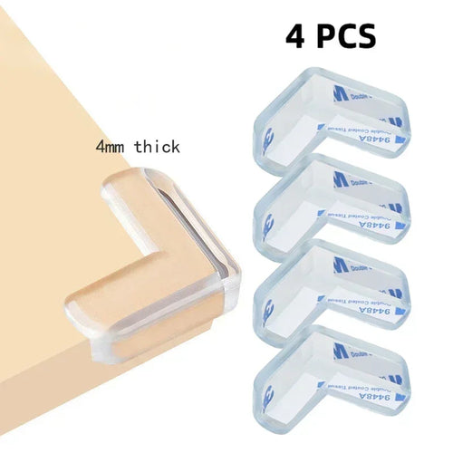 Transparent PVC Baby Protection Strip with Double-Sided Tape Anti-Bumb