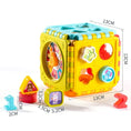 Load image into Gallery viewer, Toddler Activity Cube Box Shape Sorting Toys Boys Girls Shape Matching
