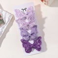 Load image into Gallery viewer, 2/4/5Pcs Girls Cute Sequins Double Butterfly Hair Clip Bow Hairpins
