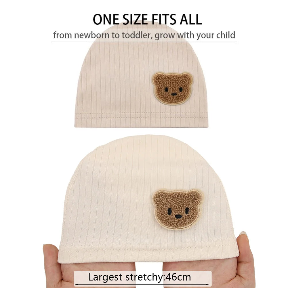 Newborn Baby Turban Hats Spring Autumn Models 0-6 Months Boys Girls