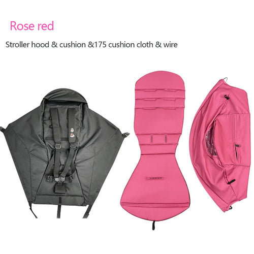 3pcs/set 175 Stroller Accessories Canopy Cover Seat Cushion For