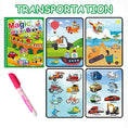 Load image into Gallery viewer, 1pcs Magical Book Water Drawing Montessori Toys Reusable Coloring Book
