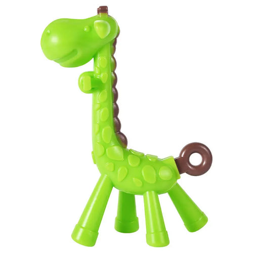 Dr.isla 1 pcs Silicone Teethers Giraffe Cartoon Baby Ring Teether BPA