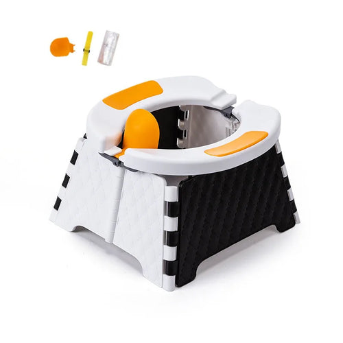 Baby Potty Training Seat Kids Toddler Outdoor Portable Folding Toilet