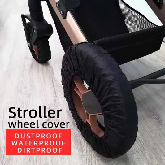 2pcs Baby Stroller Wheel Cover Dustproof Tire Protector Infant