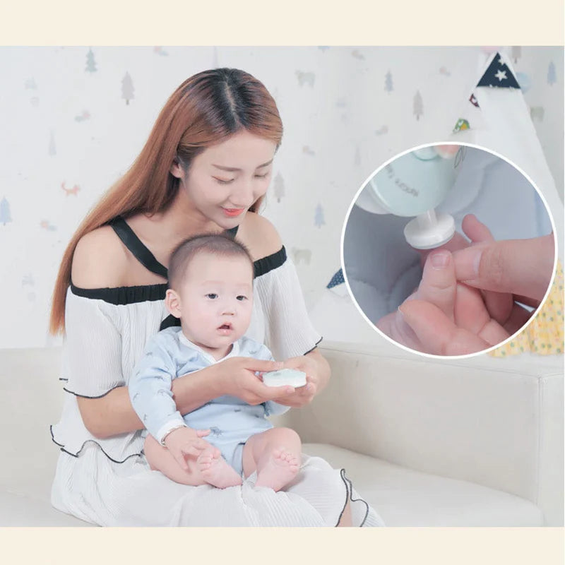 Electric Baby Nail Trimmer Kid Nail Polisher Tool Infant Manicure