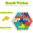 Load image into Gallery viewer, 3D Hexagonal Wooden Puzzles Educational Toys For Children Kids
