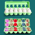 Load image into Gallery viewer, 12 Matching Eggs Montessori Sensory Baby Toys Easter Eggs Chicken
