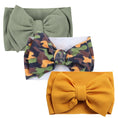 Load image into Gallery viewer, 3Pcs/Lot Flower Bullet Baby Headband Cow Leopard Dot Print Headwraps
