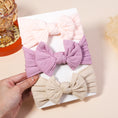 Load image into Gallery viewer, 3Pcs/Set Girls Cable Knit Turban Baby Bows Headbands For Children
