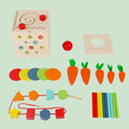 Load image into Gallery viewer, Baby Montessori Educational Math Toy Wooden Mini Circles Bead Wire
