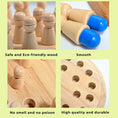 Load image into Gallery viewer, Montessori Wooden Memory Match Stick Chess Board Game Logic Braintease
