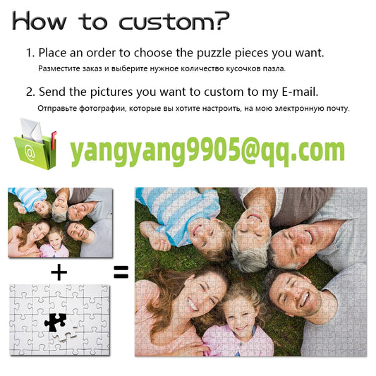 Custom Jigsaw Puzzle Customize Your Own Personalized Picture Puzzle