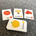 Load image into Gallery viewer, Flash Card Cognition Game Montessori Animal Fruits Body Learning
