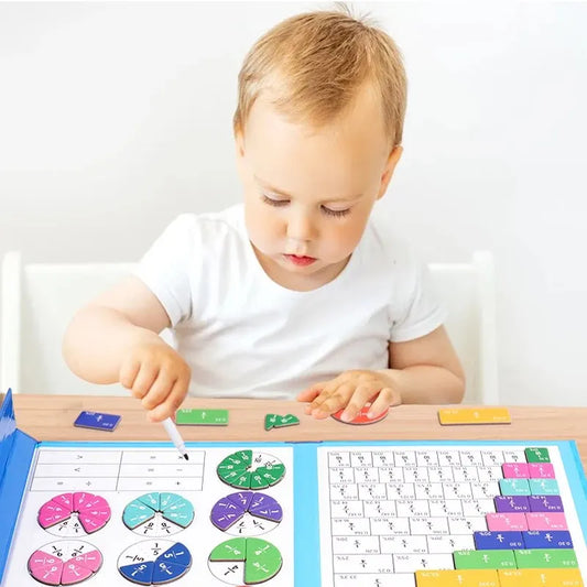 Magnetic Fraction Puzzles for Math Mastery Montessori Enlightenment