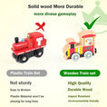 Load image into Gallery viewer, Montessori Magnetic Wooden Train Toys Early Educational Cognition
