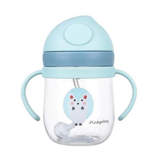 Dr.isla BY01 250ML Kids Water Sippy Cup Baby Feeding Cup with Straws