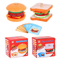 Load image into Gallery viewer, Children Pretend Play Kitchen Toys Hamburger Sandwich Simulation Food
