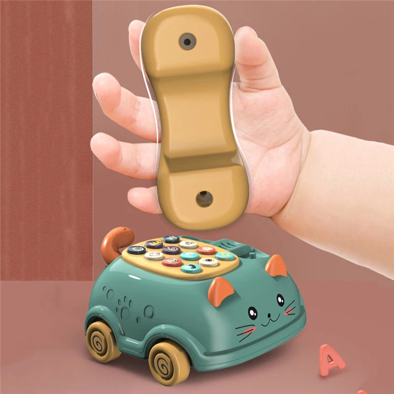 Baby toys 0 12 months Montessori Musical Piano Phone Toys For Baby