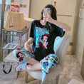 Load image into Gallery viewer, Disney Cartoon Mickey Winnie Snow White Pajamas Ladies Summer Short
