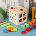 Load image into Gallery viewer, Baby Montessori Educational Math Toy Wooden Mini Circles Bead Wire
