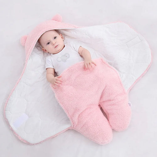 2024 Autumn Winter Infant Toddler Thicken Cashmere Receiving Blankets