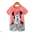 Load image into Gallery viewer, girls clothes set Short Sleeve 2pcs Tshirt+Short 1 2 3 Years Old
