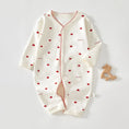 Load image into Gallery viewer, Newborn Baby Clothes Jumpsuit with Love Printed on 100 Cotton Boneless
