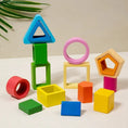 Load image into Gallery viewer, Montessori Wood Toys for Kids Wooden Sorting Stacking Toys for Baby
