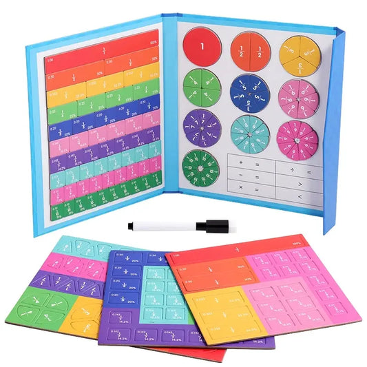 Magnetic Fraction Puzzles for Math Mastery Montessori Enlightenment