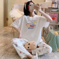 Load image into Gallery viewer, Disney Cartoon Mickey Winnie Snow White Pajamas Ladies Summer Short
