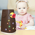 Load image into Gallery viewer, Montessori Baby Wooden Toys Magnetic Woodpecker Catching Worms Feeding
