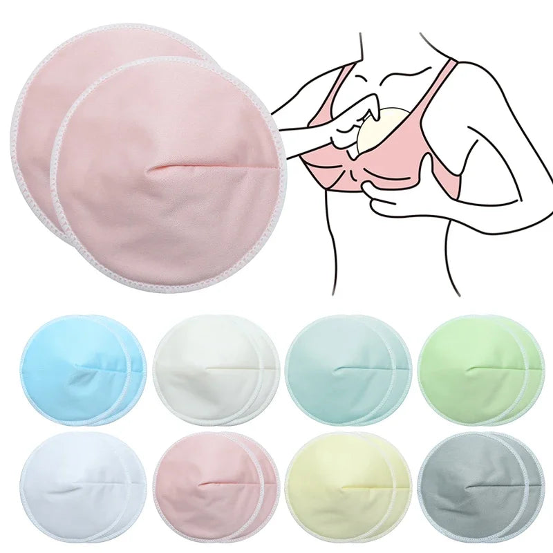 1pair=2pcs Three-Layer Fiber Ultra-Fine Waterproof Breathable Breast