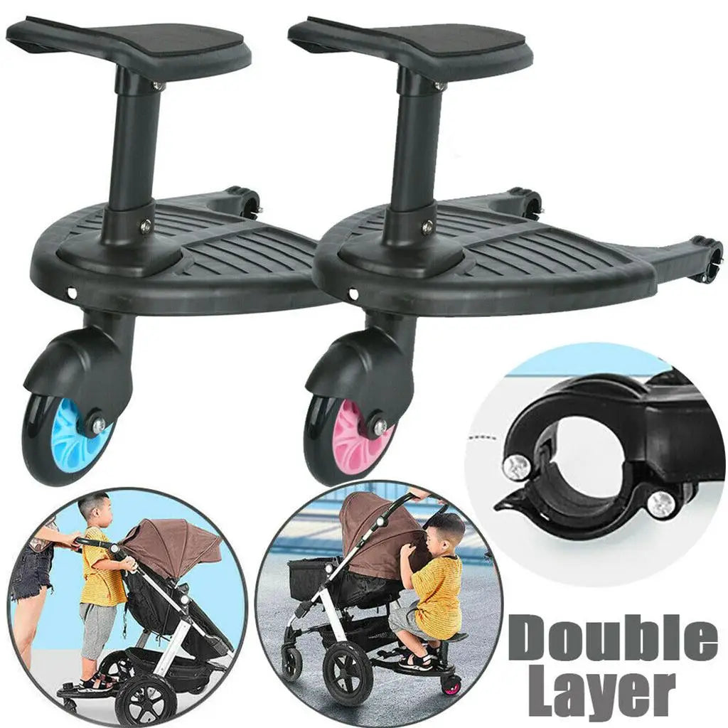 Universal Baby Stroller Footboard Stand Infants Car Seat Accessories