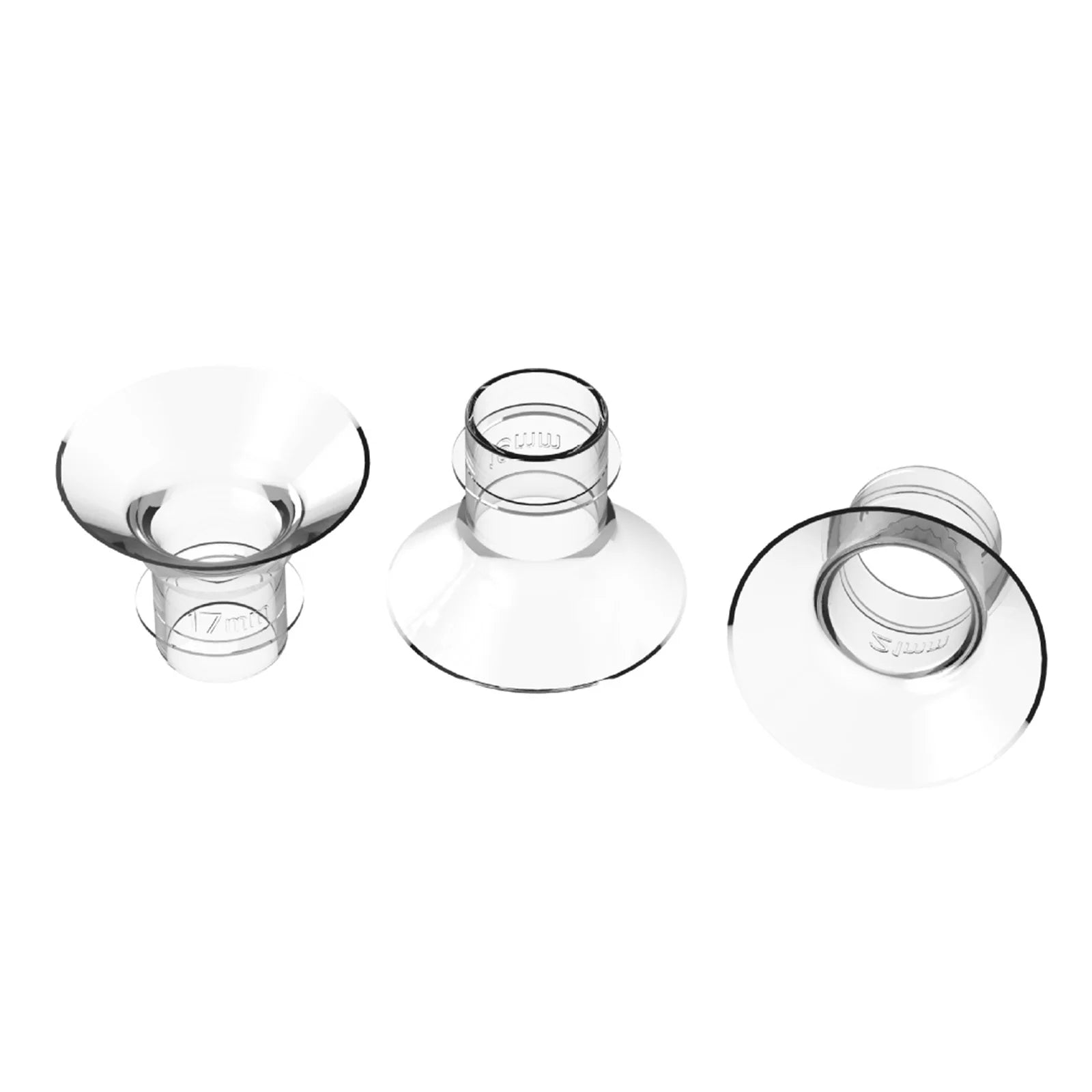 3PCS Breast Milk Pump Flange Inserts Breast Shield Converter Practical