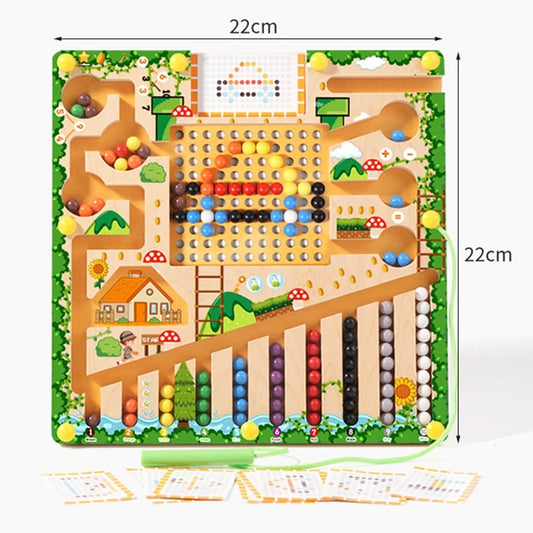 Magnetic Sorting Games Montessori Puzzle Toys Maze Board Learning