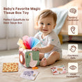 Load image into Gallery viewer, Baby Montessori Toy Magic Tissue Box Cotton Educational Learning
