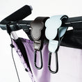 Load image into Gallery viewer, 1/2pcs PU Leather Baby Bag Stroller Hook Pram Bicycle Shopping Cart
